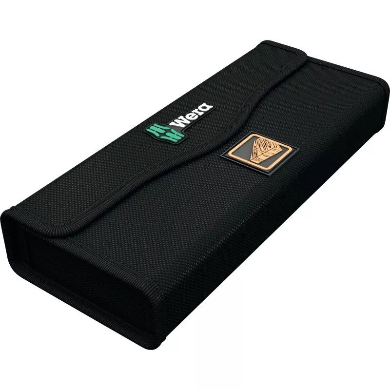 Wera Kraftform Kompakt H 1 Woodcraft mango destornillador con 12 puntas mixtas - Hex, Phillips, Pozidriv, Torx