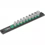 Wera Barra magnética para llaves de vaso A Imperial accionamiento 1/4 pulgadas, 4 soportes, 05005420001