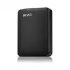 Disco duro externo portátil Western Digital Elements 5TB USB-C (negro)