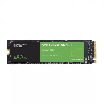 Unidad SSD Western Digital WD Green SN350 480GB M.2 2280 PCIe NVMe - lectura 2400 MB/s, escritura 1650 MB/s