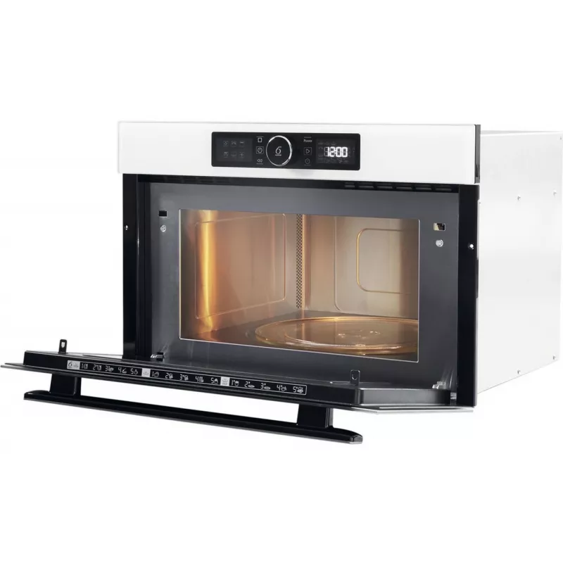 Whirlpool AMW 730 WH microondas de encastre con grill, 31 L, 1000 W, blanco