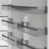 Whirlpool WHK2 6493 X4E frigorífico combi con congelador inferior, 490 l, No Frost, clase energética E, acero inoxidable