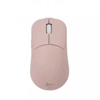 White Shark AERO PINK ratón gaming inalámbrico (rosa, 10000 DPI, 2,4 GHz/USB-C)