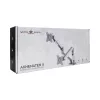 White Shark AKHENATEN-II GMS-3212 soporte para doble monitor – pistón de gas, pinza de mesa/pasacables de mesa, 17-32 inch, 9 kg por brazo, negro