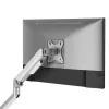 White Shark AKHENATEN-II GMS-3212 soporte para doble monitor – pistón de gas, pinza de mesa/pasacables de mesa, 17-32 inch, 9 kg por brazo, negro