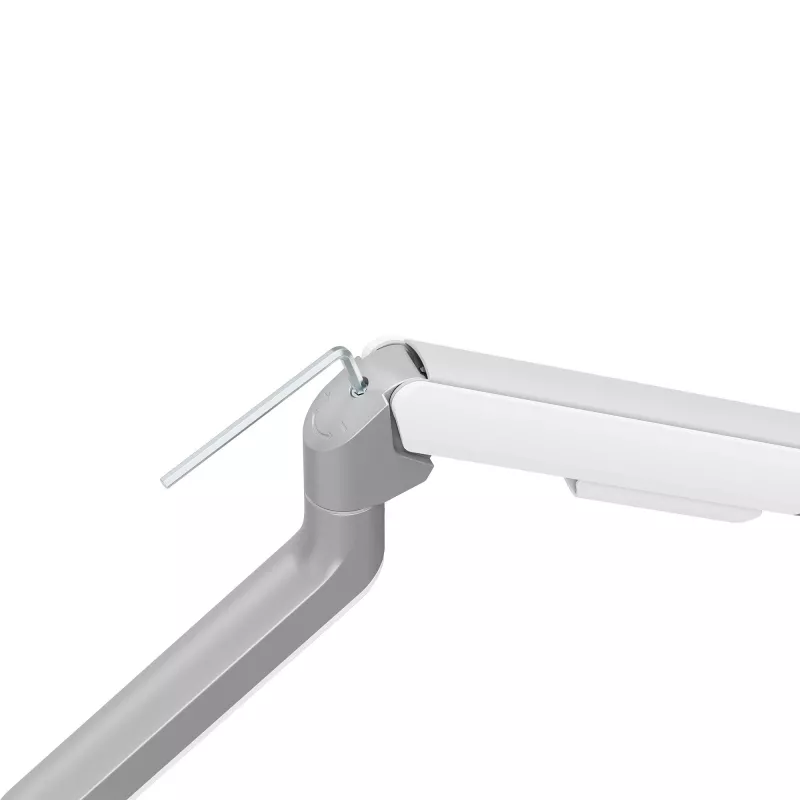 White Shark AKHENATEN-II GMS-3212 soporte para doble monitor – pistón de gas, pinza de mesa/pasacables de mesa, 17-32 inch, 9 kg por brazo, negro