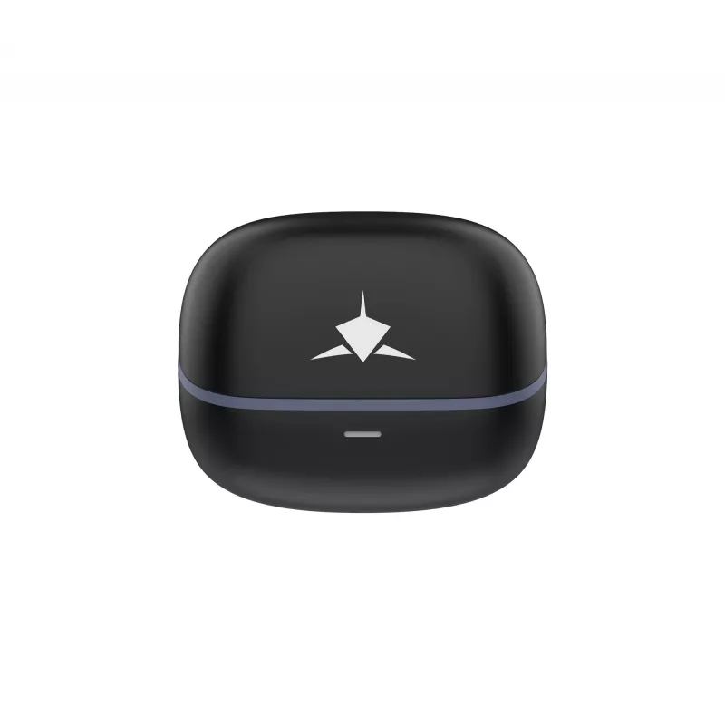 White Shark BLAZE-B GEB-TWS-201 auriculares inalámbricos True Wireless Bluetooth 5.1 in-ear con estuche de carga, protección al agua IPX4, control táctil, negro