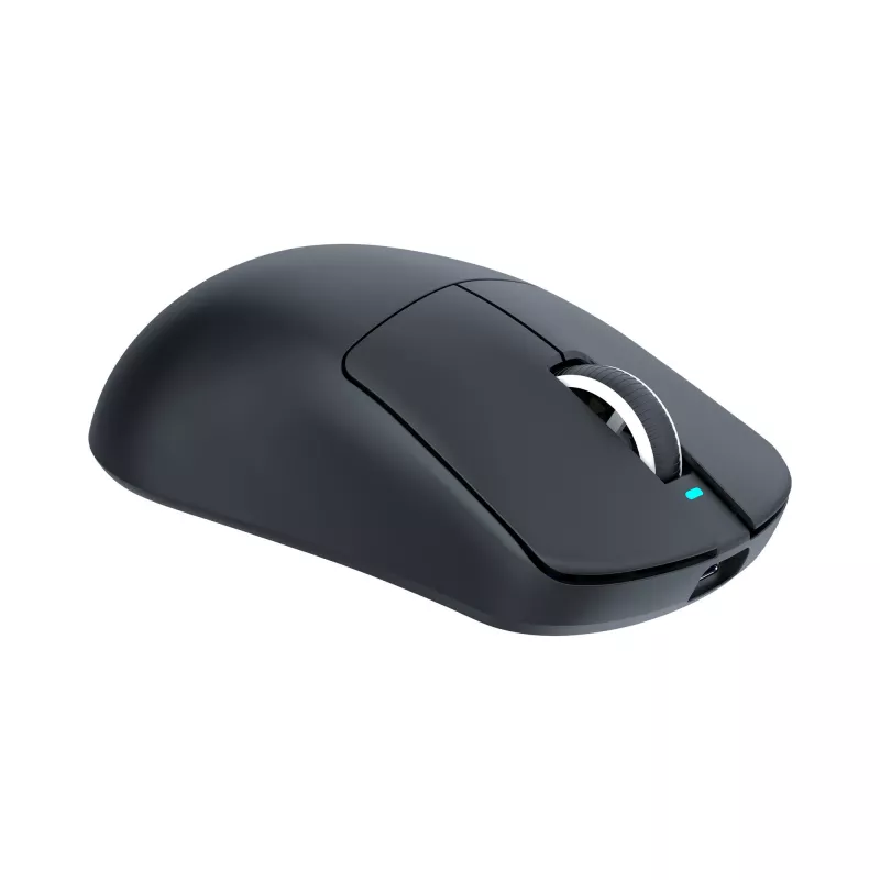 White Shark BORS-B WGM-5021 Ratón gaming inalámbrico, 12000 DPI, 2.4GHz, RGB, negro