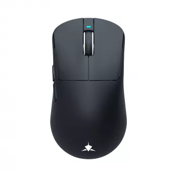 White Shark BORS-B WGM-5021 Ratón gaming inalámbrico, 12000 DPI, 2.4GHz, RGB, negro
