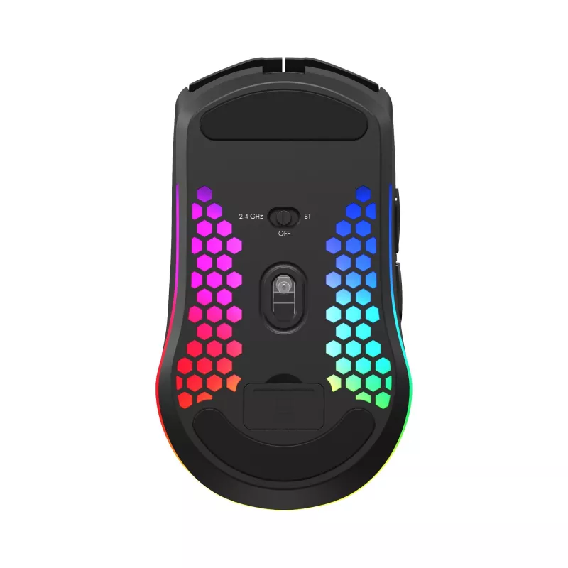 White Shark CADOR-B WGM-5020 Ratón gaming RGB con cable, negro