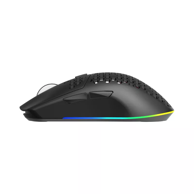 White Shark CADOR WGM-5020 Ratón gaming óptico negro con estructura de panal