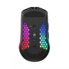White Shark CADOR WGM-5020 Ratón gaming óptico negro con estructura de panal