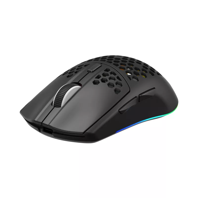 White Shark CADOR WGM-5020 Ratón gaming óptico negro con estructura de panal