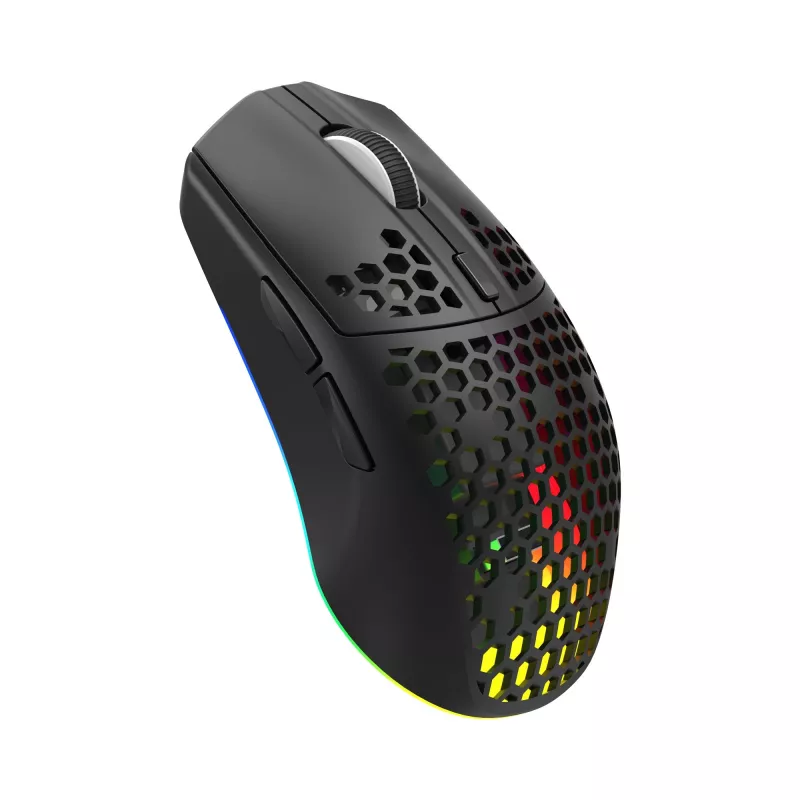 White Shark CADOR WGM-5020 Ratón gaming óptico negro con estructura de panal