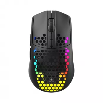 White Shark CADOR WGM-5020 Ratón gaming óptico negro con estructura de panal