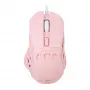 White Shark ECTOR-P GM-5016 ratón gaming con cable, 6400 DPI, rosa
