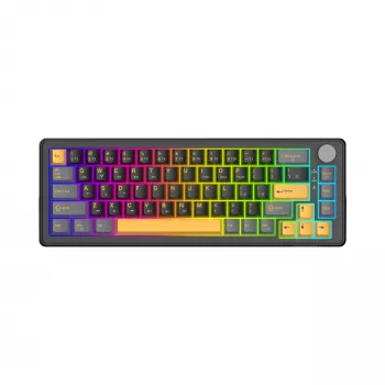 White Shark EXCALIBUR M GK-009151 teclado gaming mecánico, negro, distribución US, RGB, con cable