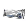 White Shark EXCALIBUR M teclado mecánico (GK-009251) con Outemu Blue Switches, iluminación RGB, US-Layout, blanco