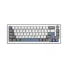 White Shark EXCALIBUR M teclado mecánico (GK-009251) con Outemu Blue Switches, iluminación RGB, US-Layout, blanco