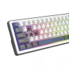 White Shark EXCALIBUR M teclado mecánico (GK-009251) con Outemu Blue Switches, iluminación RGB, US-Layout, blanco
