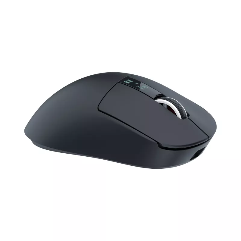 White Shark GAWAIN-B ratón gaming inalámbrico, 12000 DPI, 500 mAh, 56 g, negro