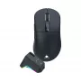 White Shark GAWAIN-B ratón gaming inalámbrico, 12000 DPI, 500 mAh, 56 g, negro