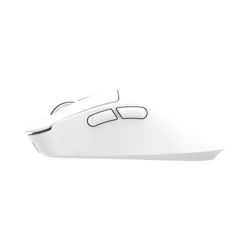 White Shark GAWAIN-W ratón gaming inalámbrico – 12000 DPI, batería de 500mAh, 56g, blanco