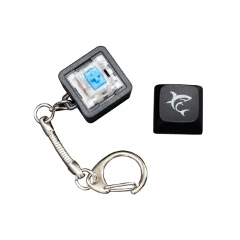 White Shark KEYCHAIN Promo Black interruptores mecánicos