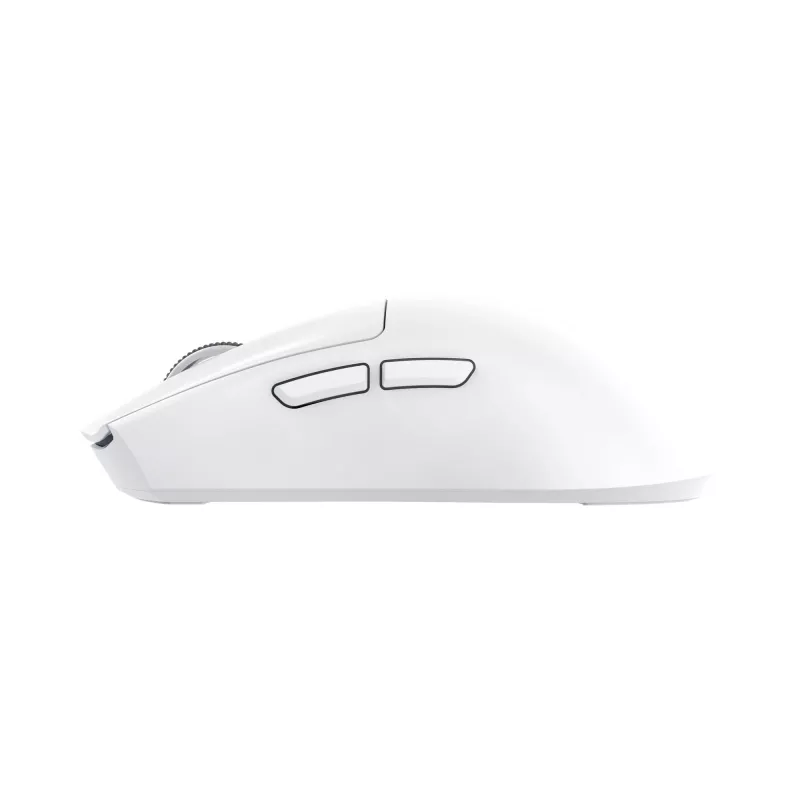 White Shark LUCAN-W WGM-5022 ratón gaming inalámbrico de 12000 DPI, blanco