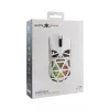 White Shark MORIEN WGM-5025 ratón gaming tri-modo (BT / 2,4 GHz / con cable), 6200 DPI (hasta 12000), RGB, blanco