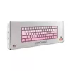 White Shark NUNCHAKU-P-US-RED.SW Teclado mecánico gaming TKL - 87 teclas, interruptores Outemu Red, iluminación RGB, rosa