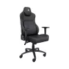 White Shark SPEEDWAY silla gaming, piel sintética negra, reposabrazos 2D, inclinación 180°