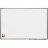 Pizarra blanca superficie lacada 120x90cm marco de aluminio
