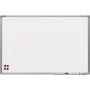 Pizarra blanca superficie lacada 120x90cm marco de aluminio