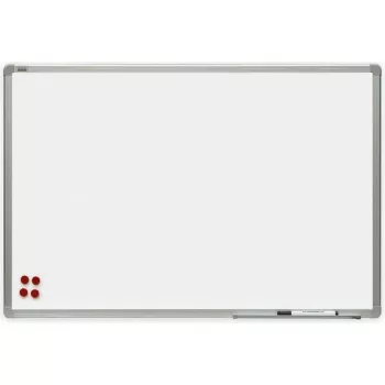 Pizarra blanca con superficie lacada 2X3 150x100cm, marco de aluminio