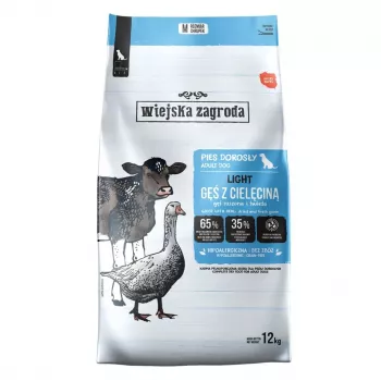 Wiejska Zagroda Light Goose with Veal pienso para perros 12kg