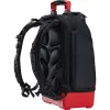 Wiha 45528 Mochila de herramientas para electricista, 28 piezas, 385 x 260 x 530 mm, Negro/Rojo