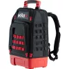 Wiha 45528 Mochila de herramientas para electricista, 28 piezas, 385 x 260 x 530 mm, Negro/Rojo
