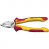 Alicates universales Wiha Professional Electric rojo/amarillo, DynamicJoint y OptiGrip