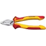 Alicates universales Wiha Professional Electric rojo/amarillo, DynamicJoint y OptiGrip