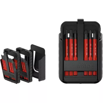 Wiha set de destornilladores VDE con puntas intercambiables 12 piezas slimBit electric SB2831B951