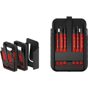 Wiha set de destornilladores VDE con puntas intercambiables 12 piezas slimBit electric SB2831B951