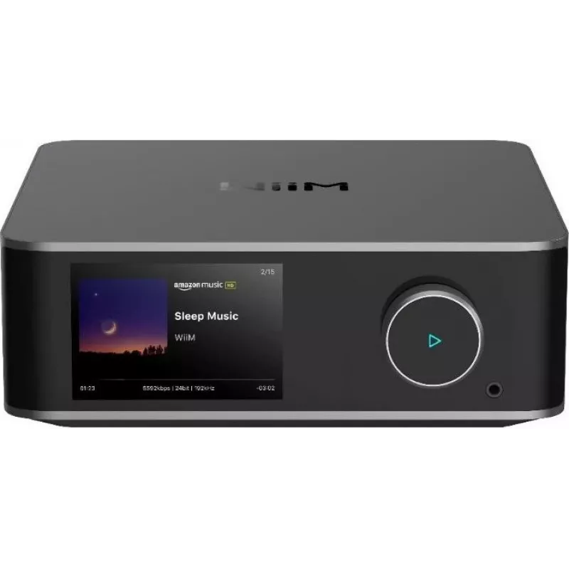 WiiM Ultra Dark Grey - Streamer de música Hi-Res y reproductor de audio en red con previo, HDMI ARC, Phono MM