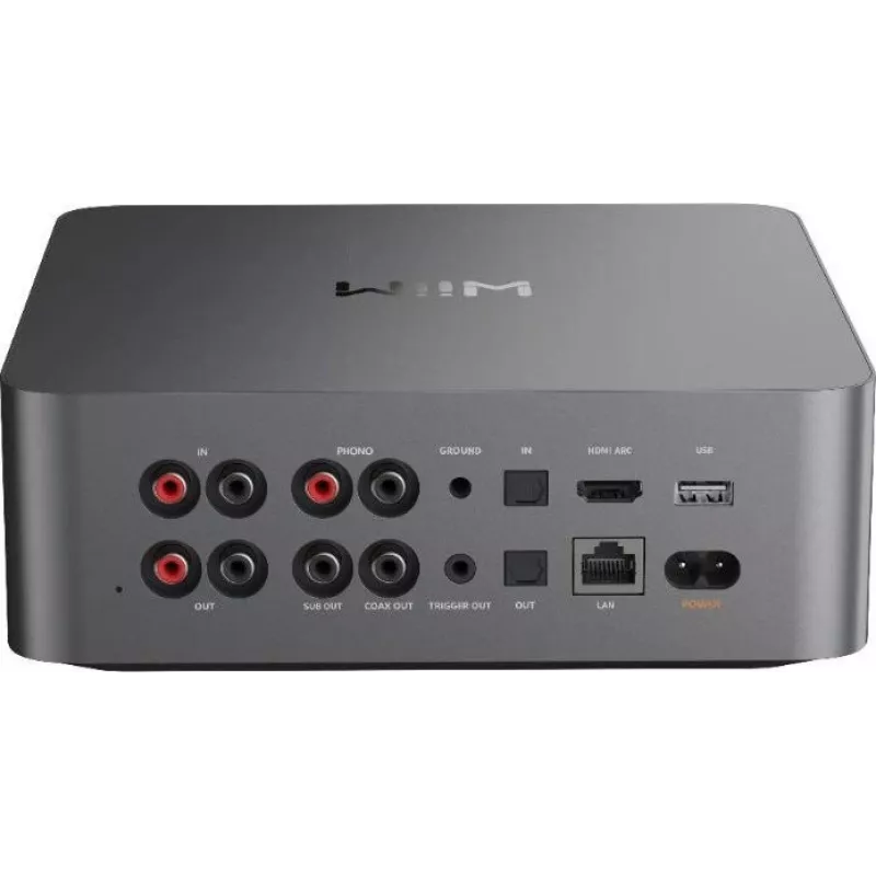 WiiM Ultra Dark Grey - Streamer de música Hi-Res y reproductor de audio en red con previo, HDMI ARC, Phono MM