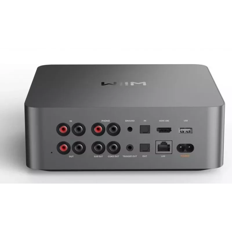 WiiM Ultra Dark Grey - Streamer de música Hi-Res y reproductor de audio en red con previo, HDMI ARC, Phono MM