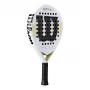 Pala de pádel Wilson Optix V2 Lite - forma de lágrima, núcleo EVA blando, superficie de fibra de vidrio, negro/verde