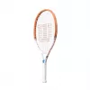 Wilson Roland Garros Elite Junior 21 raqueta de tenis - grip 3 1/2, azul/marrón/blanco, encordada, con protector de cabeza