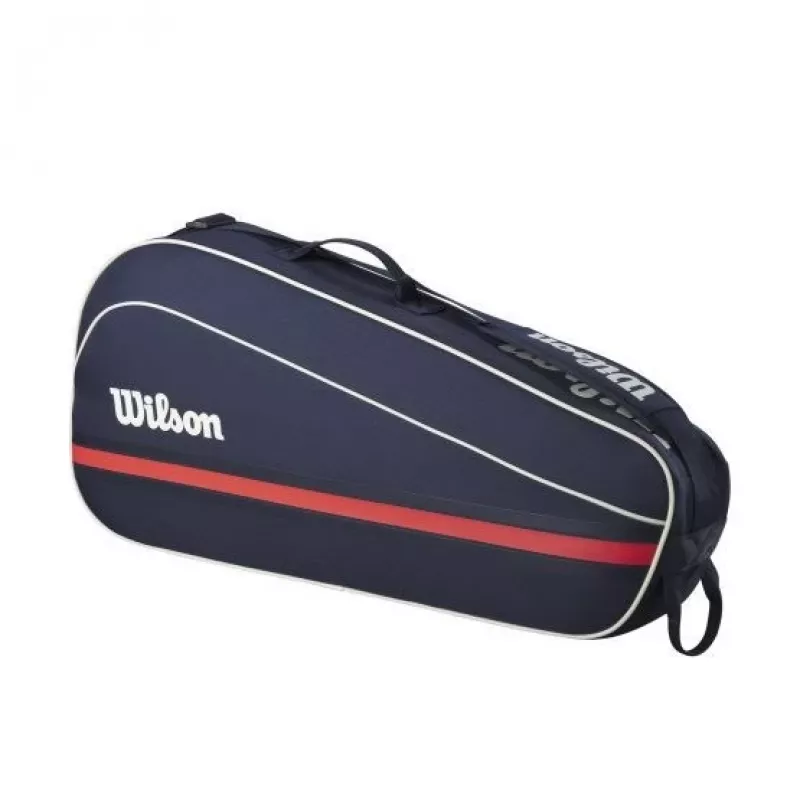 Bolsa de tenis Wilson Team 3PK azul marino/rojo