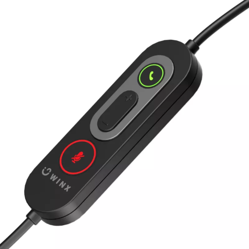 WINX CALL Pro 2 Mono AI Noise Cancelling Auriculares con micrófono