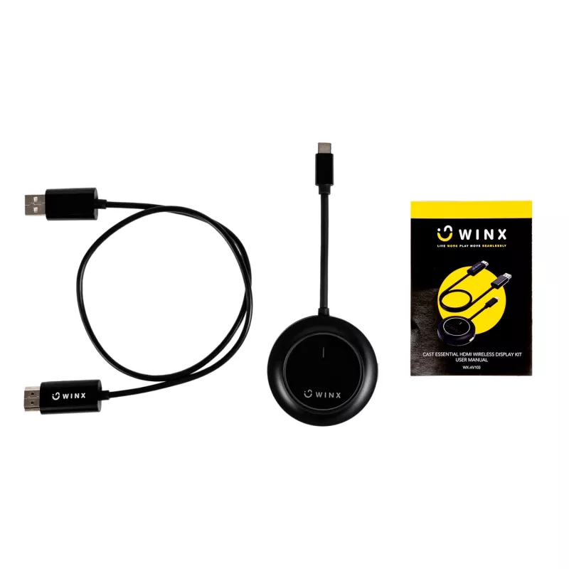 Kit de pantalla inalámbrica WINX CAST Essential Full HD emisor y receptor HDMI
